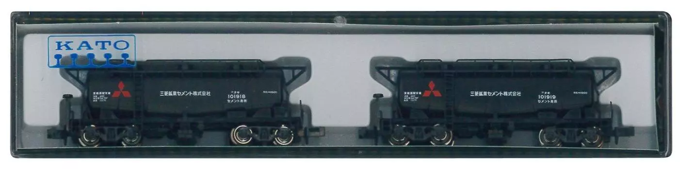 KATO N-образный грузовой вагон Taki 1900 Mitsubishi Mining Cement 2 Cars 8040