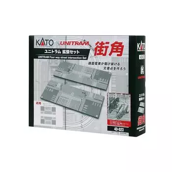 Kato N-образный модуль расширения unitram комплект для угла улицы 40-823 принадлежности для моделей поездов