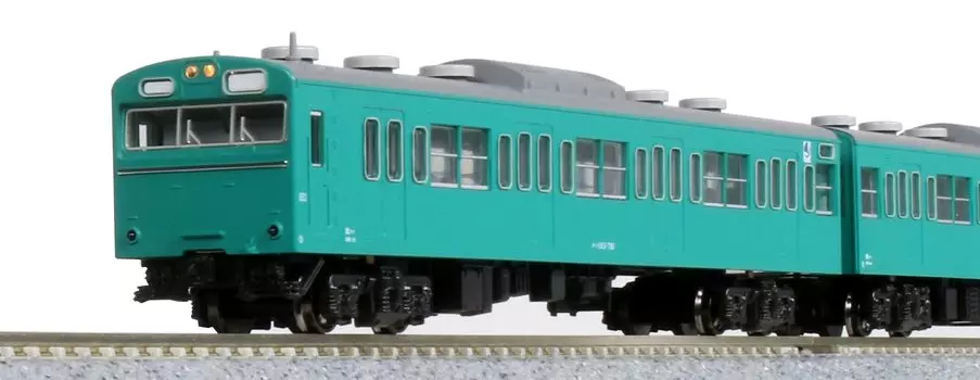 KATO Набор из 4 вагонов серии N Gauge 103 Emerald Green 10-1743E Железнодорожная модель поезда