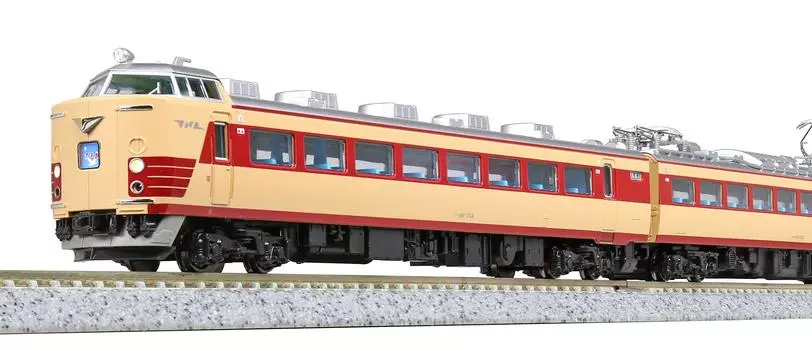 KATO Plastic N Gauge 485 Series 200 Series Basic Set Железнодорожная модель поезда бежевый 6-вагонный 10-1479 бежевый