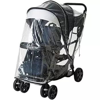 Katoji Rain cover for stroller with tandem single two-seater (compatible two-person go, two-seater, stroller, tire) чистый