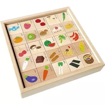 KATOMOKU Aiueo Building Blocks Food Educational Toy Стильный предмет интерьера km-117