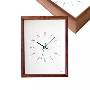 KATOMOKU двойного назначения часы 2 орех настольные настенные часы Sweep коричневые km-147WARC 22017050 мм (Радиочасы)