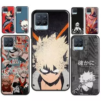 Katsuki Bakugou BNHA для Realme GT Neo 2 GT Master C21 C3 8i 7 8 Pro чехол для OnePlus 9R 8T Nord2 9 Pro GT Master Explorer5G