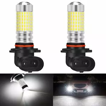 KaTur 9006 HB4 светодиодные противотуманные фары макс. 80 Вт 3000 люмен 6500 К ксеноновые белые дневные ходовые огни 12 В - 24 В (2 шт.)