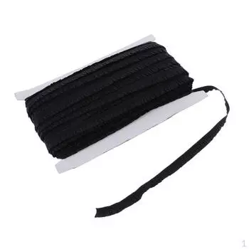 Катушка 0,4 дюйма ярдов ленты шнур швейная лента DIY ремесленные аксессуары Black