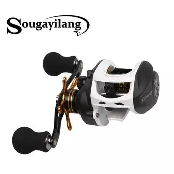 Катушка Baitcasting 7,0:1 с магнитной тормозной системой Baitcaster 9 + 1BB Рыболовная катушка для ловли окуня Left Hand