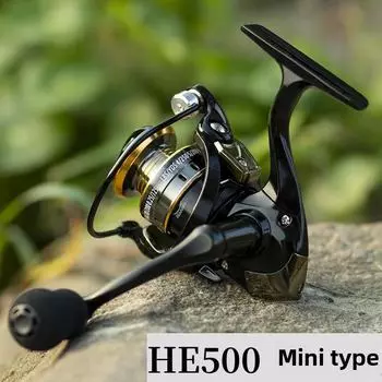 Катушка для дальнего заброса с металлическим прялкой Chi Blade, морским удилищем и якорной катушкой - рыболовные снасти HE500 Mini