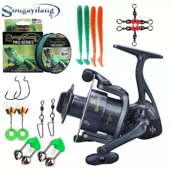 Катушка для ловли карпа 1000-3000 Рыболовная катушка с леской Рыболовные приманки и рыболовные аксессуары для спортивных рыболовных инструментов на открытом воздухе 1000&Line Lure