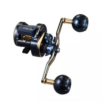 Катушка для ловли на дальнюю дистанцию DAIWA Ki Offshore с контрмерой Saltiga IC 100HL-DH