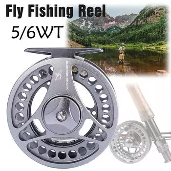 Катушка для ловли нахлыстом, легкий космический алюминий, точное перетаскивание и бесшумное извлечение FTQ-Fly Reel