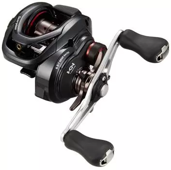 Катушка для ловли окуня SHIMANO с двойной осью 16 Scorpion 71 с левой ручкой, совместимая с легкими приманками чёрный