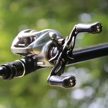 Катушка для ловли рыбы-дракона DEUKIO 6.3:1 Высокоскоростная карбоновая катушка для ловли наживки с максимальным сопротивлением 8 кг, карбоновый материал Pan-drop, катушка для ловли наживки Left Hand