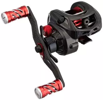 Катушка для мультипликации Rafale Right Red Black Bass Boat Seabass Rockfish красный