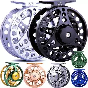 Катушка для нахлыста 5/6WT со сверхлегким антиокислительным космическим алюминием, 100% абсолютно новые и высококачественные катушки для нахлыста