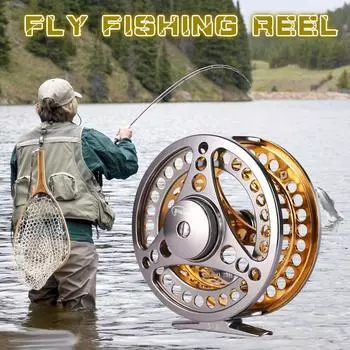 Катушка для нахлыста 7/8 WT Катушка для нахлыста Рыболовная катушка с ЧПУ для машинной резки Рыболовная катушка с большой оправкой Литье под давлением Алюминиевая катушка