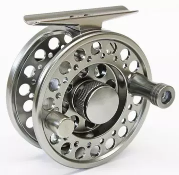 Катушка для нахлыста Akisco Air Light с чехлом для лапки катушки Gunmetal ARA-3D #5/6