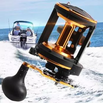 Катушка для наживки, 3 шарикоподшипника, снасти для ловли карпа, приманка, катушка для ловли наживки, Carretilhas De Pescaria NOS золотой/чёрный