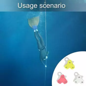 Катушка для подводного плавания с аквалангом, металлический ретрактор для троса, высокоэффективный катушка для фридайвинга, аксессуары для дайвинга розовый