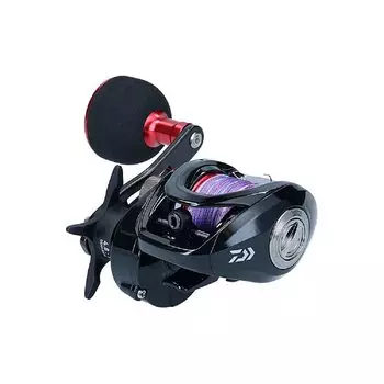 Катушка для приманки DAIWA Fune XT с черной нитью PE3 150P-OP, чёрный