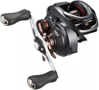 Катушка для приманки SHIMANO Double Axis 16 Scorpion 70 XG с правой ручкой для ловли окуня, совместимая с легкими приманками чёрный