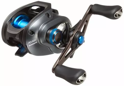 Катушка для приманки SHIMANO Double Axis 20 SLX DC 70XG RIGHT Minnow Vibration Buzz Bait Big Bait чёрный