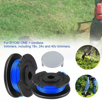 Катушка для прополки для Ryobi One Plus AC14RL3A 18 В, 24 В, 40 В, сменная триммерная леска, автоматическая подача, беспроводная катушка для прополки