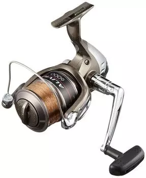 Катушка для спиннинга SHIMANO Alivio 6000 6 150м с нитью для морского джиггинга черного цвета №. чёрный