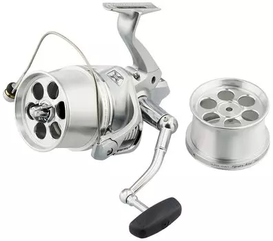 Катушка для спиннинга SHIMANO Throw 14 Super Aero Spin Joy 35 Стандартная спецификация Kiss Для начинающих Заброс/Дальний серебряный