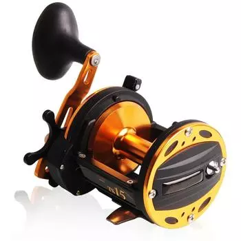 Катушка для заброса наживки, правая металлическая катушка для морской рыбалки, соотношение 6:1, кормушка для ловли карпа в морской воде