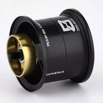 Катушка Gomexus OZ100 Baitcast, шпуля 24 Steez Exclusive Ultra Super Duralumin Finesse, сверхлегкая