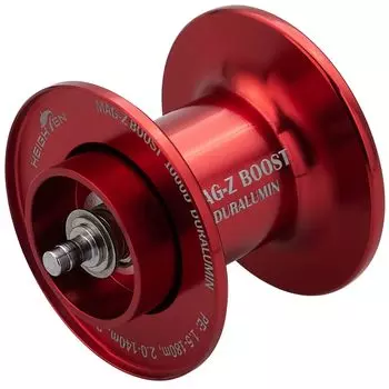 Катушка HEIGHTEN BOOST 2 Stages Movable Deep Groove 1000 DAIWA Bait Reel сменная шпуля с подшипником Wolf MAG-Z красный