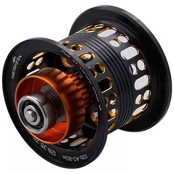Катушка HEIGHTEN BOOST 2-ступенчатая подвижная сменная шпуля для катушки Daiwa Bait с подшипником Wolf Steez/Zillion/Ryoga/Moazan/Silver (Черное золото) (716)