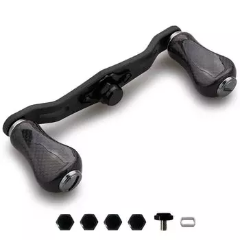 Катушка HEIGHTEN с ручкой из карбона SHIMANO DAIWA Abu общая катушка для приманки Gourd Series Gunmetal 20 мм 85/95 мм 20 мм/21 мм 1.5K (V2.0-85мм - - ручка)