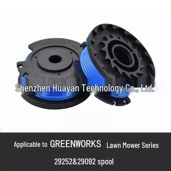 Катушка и крышка лески для триммера для моделей Greenworks 29252/29092 - Набор аксессуаров 3411546A-6 Single Spool