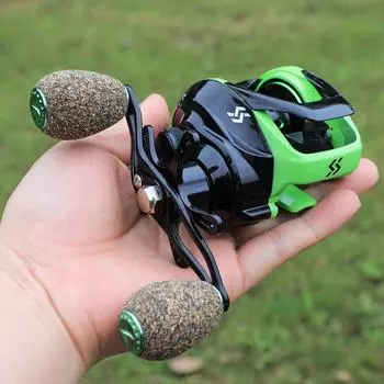 Катушка мультипликаторная 12 + 1BB 7.2: 1 Гладкая рыболовная катушка Легкая кастинговая катушка для ловли окуня left hand