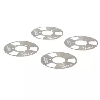 Катушка на катушку кассетной ленты профессиональная металлическая DIY самодельная пустая кассетная лента 4 катушки 2 колеса для черный серый