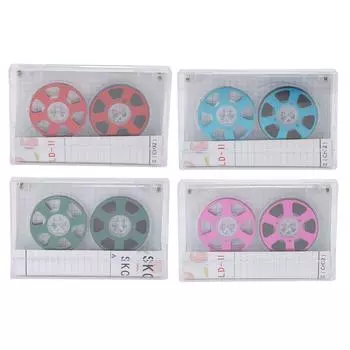 Катушка на катушку, пустая звуковая кассета, профессиональная DIY самодельная 46 минут, алюминиевая пустая кассета Red