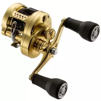 Катушка SHIMANO Bait Reel 23 Calcutta Conquest MD 301XGLH для заброса приманки (Левая ручка)