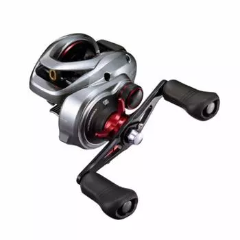Катушка SHIMANO Bait Reel Double Axis Reel Bass Scorpion MD 2021 301XG LEFT Bass Fishing серый