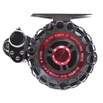 Катушка Taiko Skein Fishing Raft Reel Loofah Fishing Octopus Squid 10BB Dropping Single Shaft Reel для Raft поставляется с намотчиком уровня 2.61 (красный) красный