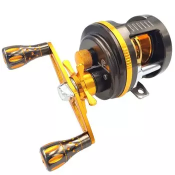 Катушка VISPREA, катушка для приманки, рыболовная катушка, барабанная катушка, легкая, шпуля с глубоким желобком, шпуля из алюминиевого сплава, для моря, горных рек и рыбалки, прочная