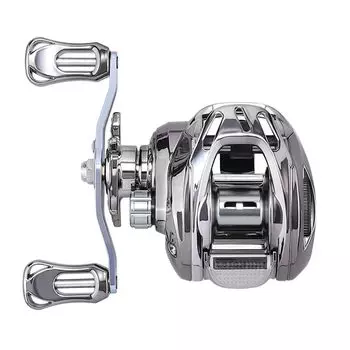 Катушка VISPREA с приманкой, легкая, с глубокой канавкой, с функцией сигнализации, для начинающих, с максимальным сопротивлением 6 кг, передаточным числом, алюминиевой шпулей, для морской рыбалки в пресной воде