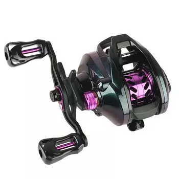 Катушка VISPREA с приманкой, сверхлегкая, с мелкой канавкой, алюминиевая катушка с приманкой, изящная, для рыбалки на море, в горных ручьях и т. д.