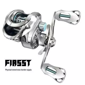 Катушка Water Drop Metal Master: Рыбалка на дальние расстояния с противовзрывной сигнализацией лески Plastic Spoolie Left Hand чёрный/чистый