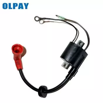Катушка зажигания 66T-85570-00 для Yamaha 40HP E40X 40XWT, 2-тактный, 1998 г.-новее чёрный