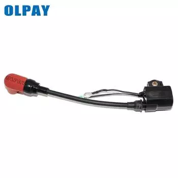 Катушка зажигания 6R3-85570-01 для 2-тактного лодочного двигателя Yamaha 100 115 150 175 200 225 л.с. чёрный