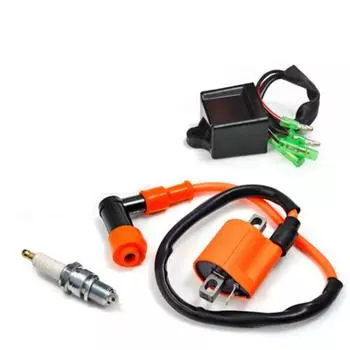 Катушка зажигания + CDI модуль с комплектом свечи зажигания для Yamaha Blaster 200 YFS200 97-01