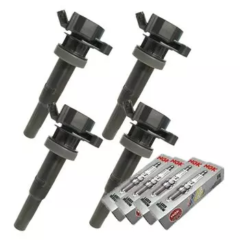 Катушка зажигания Copen L880K для Daihatsu NGK лазерная иридиевая свеча IFR6S Набор из 4 шт. Оригинальный номер детали IC65 и т. д.. (IFR6J) 19070-97206 и т.д.