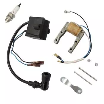 Катушка зажигания для скутера, сменный двигатель, мотоцикл, скутер, гоночный велосипед, свеча зажигания для моторизованного двигателя 49 куб. см, 66 куб. см, 80 куб. см